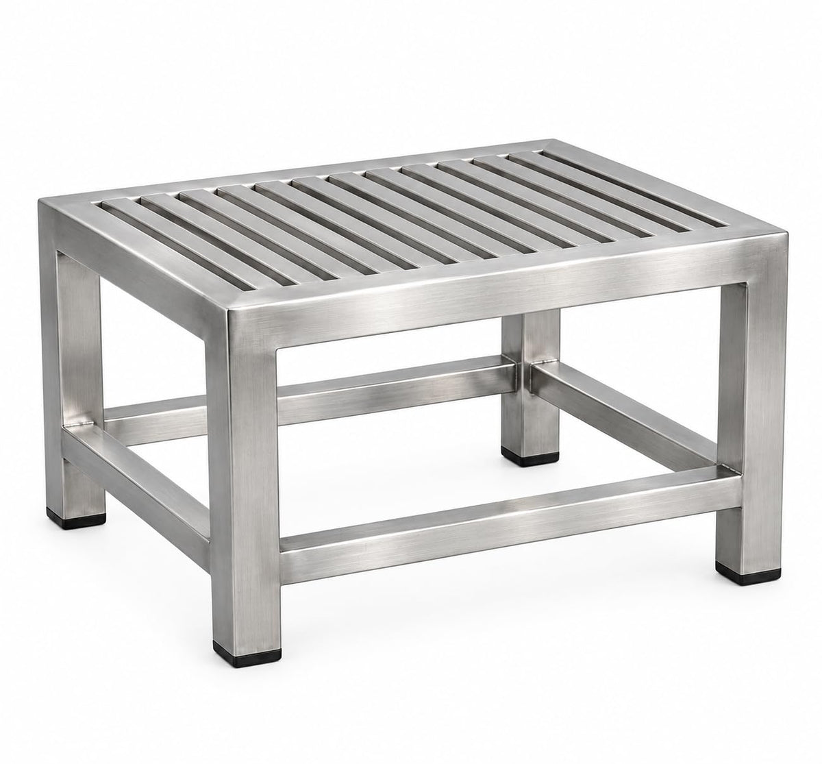 Stainless Steel Low Stool, Multipurpose Bathroom Kitchen Home Use Size (12x8x7) inch