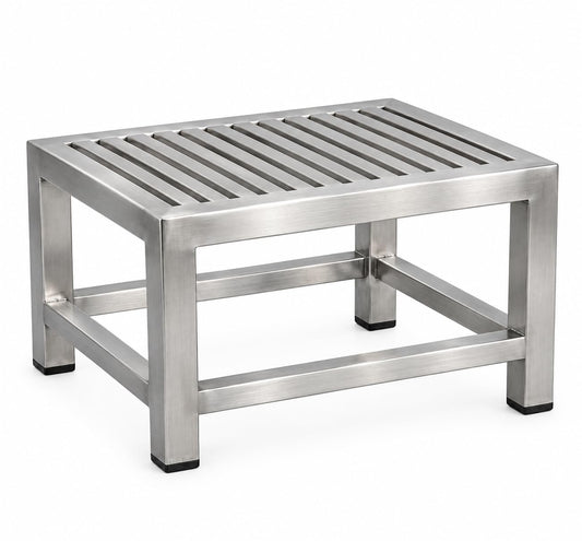 Stainless Steel Low Stool, Multipurpose Bathroom Kitchen Home Use Size (12x8x7) inch